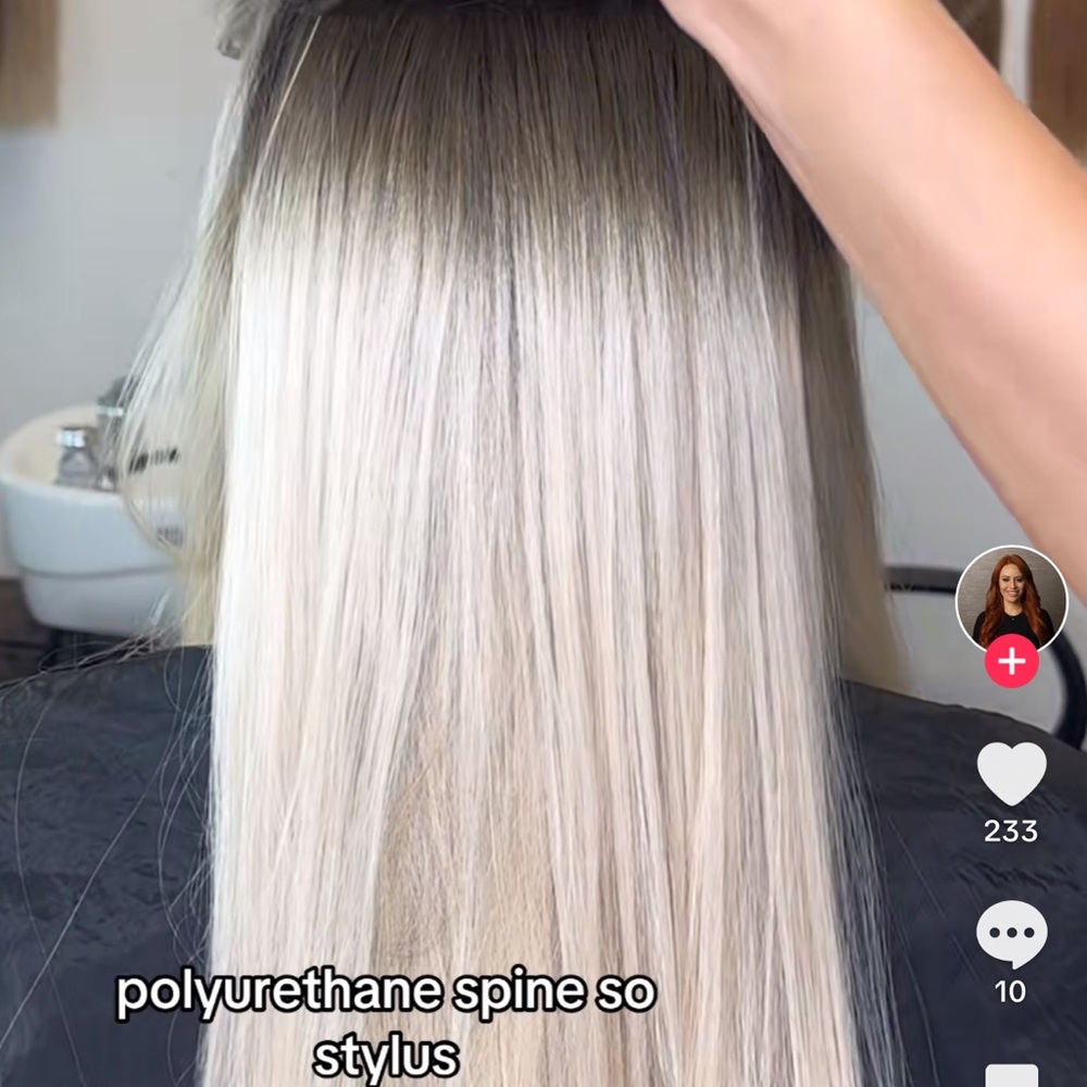 Elegant Blonde Hair Extensions